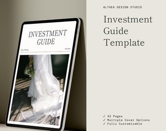 Kismet Investment Guide | 42-Page Canva Template for Wedding Photographers