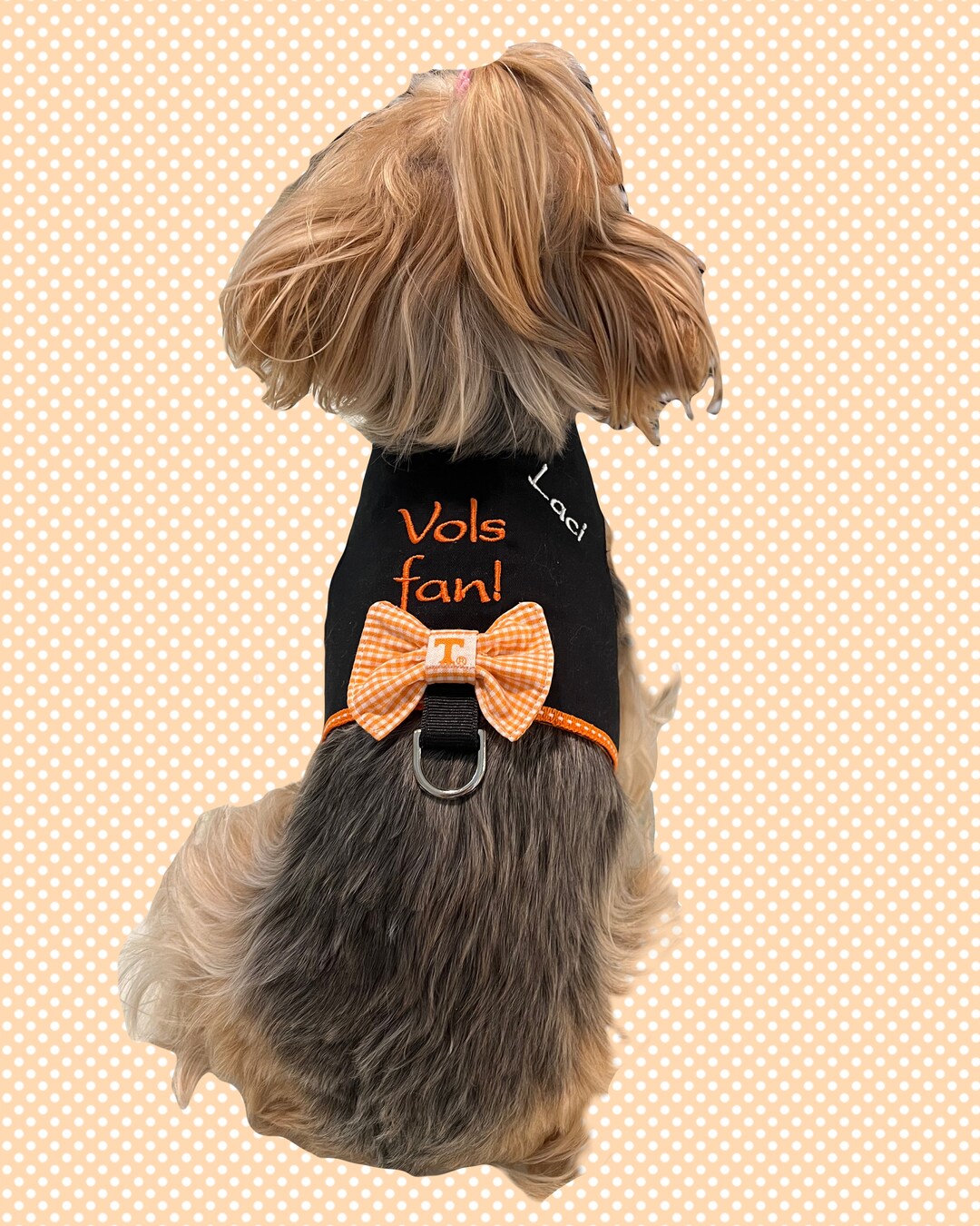 Dog Harness Tennessee vols Fan/personalized/small Dog Vest Harness Etsy