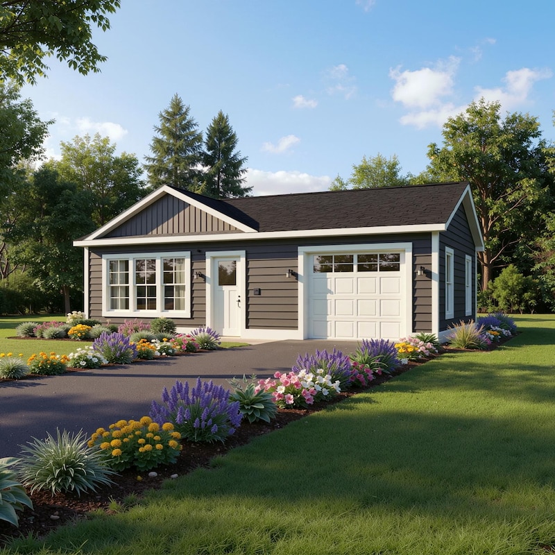 Small Cottage With Garage - Etsy