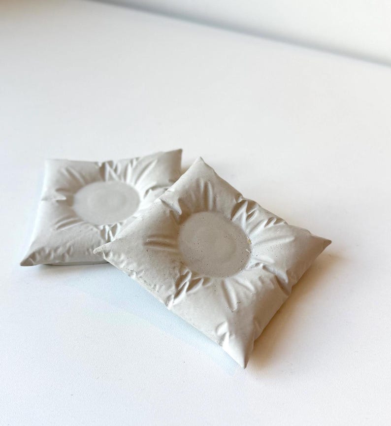 Concrete Candle Holder, Modern Holder for Neutral Decor