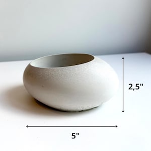 Modern Concrete Pillar Candle Holder, Minimalist Sculptural Home Decor