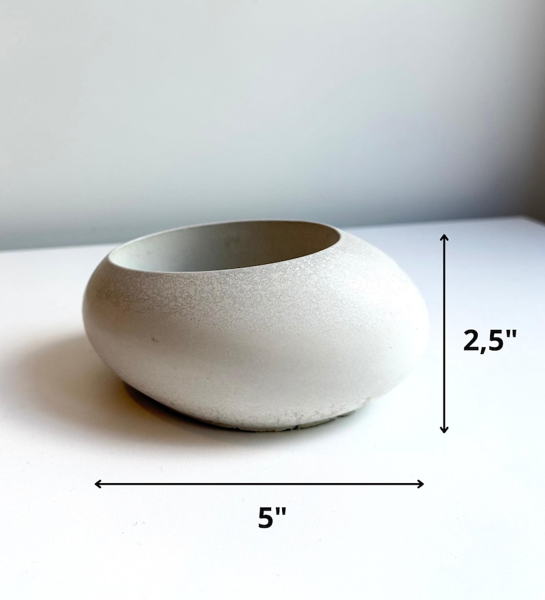 Modern Concrete Pillar Candle Holder, Minimalist Sculptural Home Decor