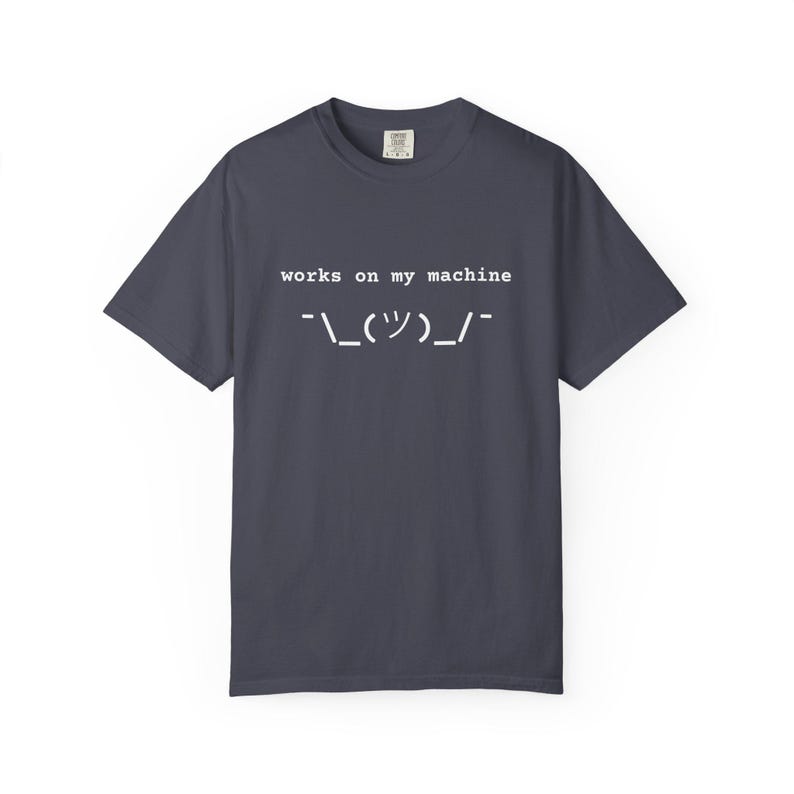 私のマシンで動作しますTシャツ、面白いプログラマーのコーディングユーモアTシャツ、開発者へのギフト 画像 3