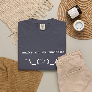 私のマシンで動作しますTシャツ、面白いプログラマーのコーディングユーモアTシャツ、開発者へのギフト 画像 6