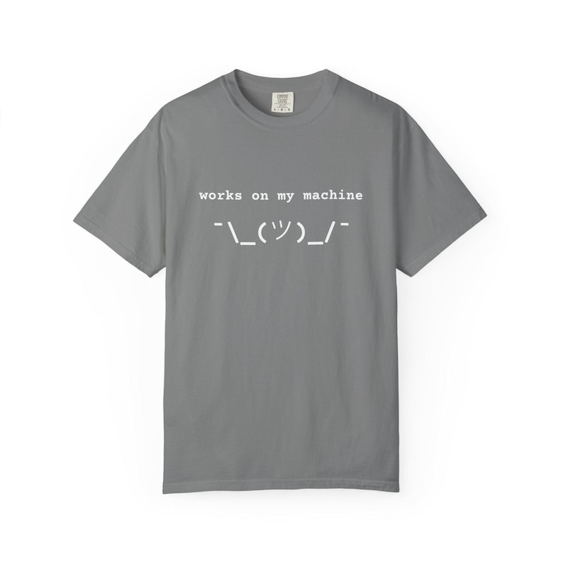 私のマシンで動作しますTシャツ、面白いプログラマーのコーディングユーモアTシャツ、開発者へのギフト 画像 4