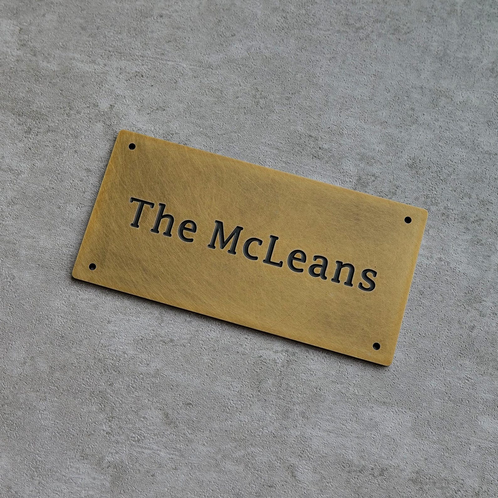 Rustic Bronze Sign Custom Cast Bronze Signs, Personalized Logos, Vintage Signs, House ...