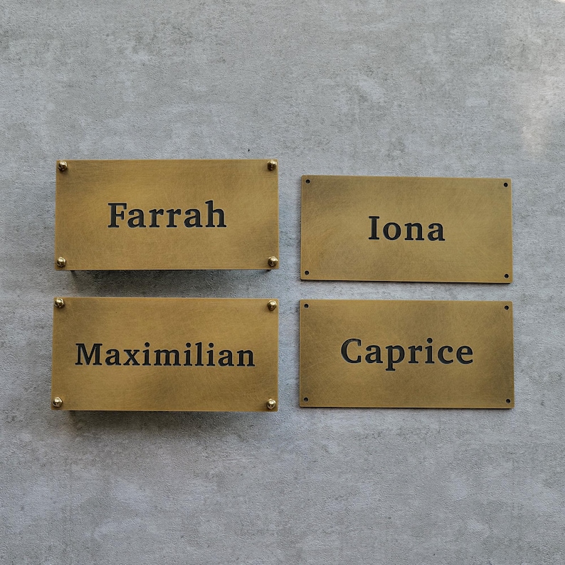 Custom Brass Signs, Metal Signs, Solid Brass Signs,commemorative ...