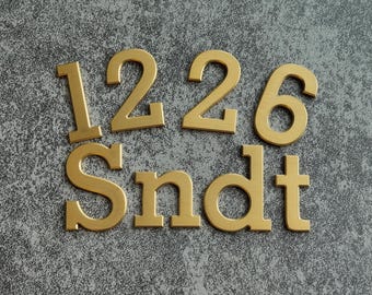 Custom antique brass letters,personalized brass letters,brushed brass letters,commercial home decor,3D polished brass numbers,metal letters