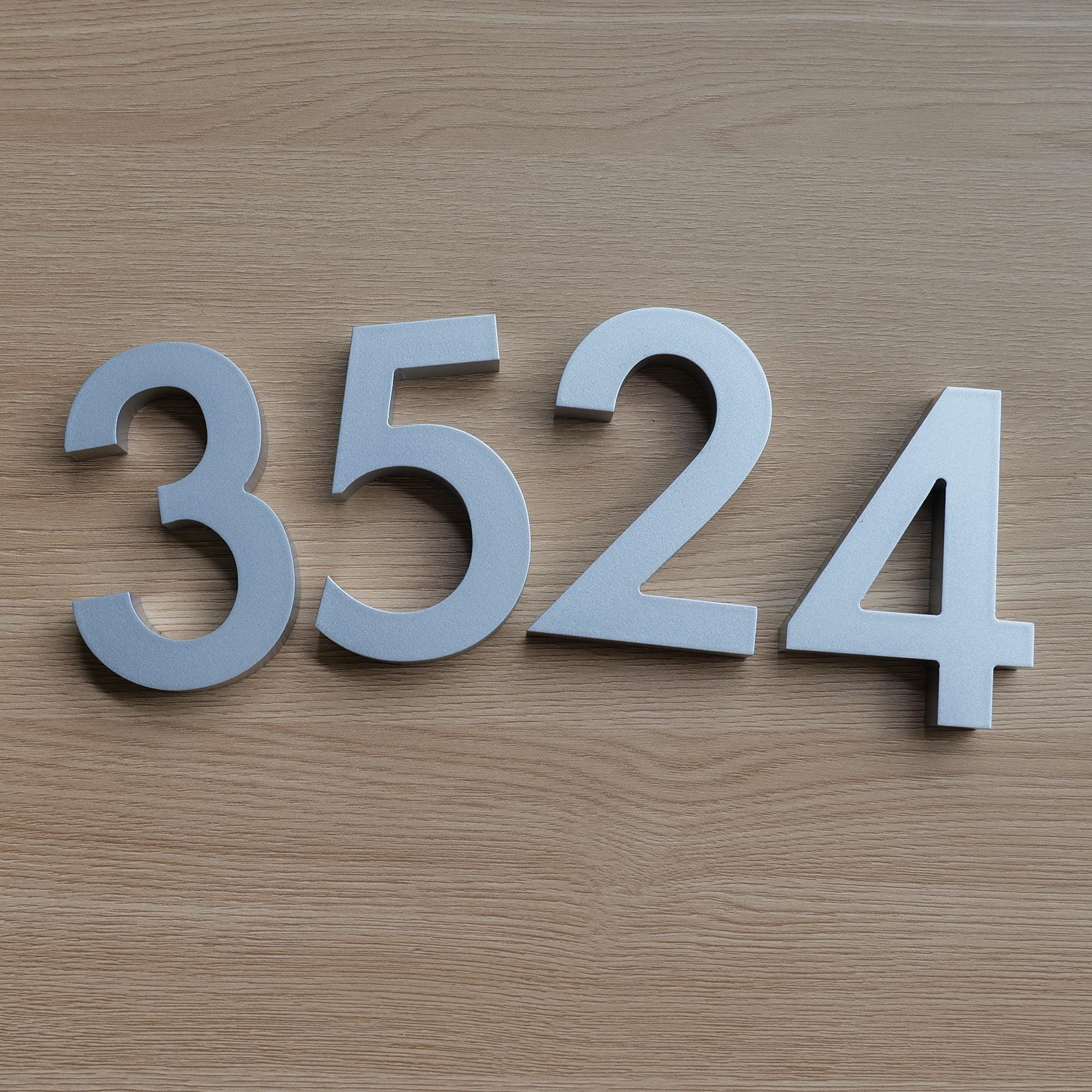 Custom Acrylic Digital Letter Plate,modern House Number,mailbox Address ...