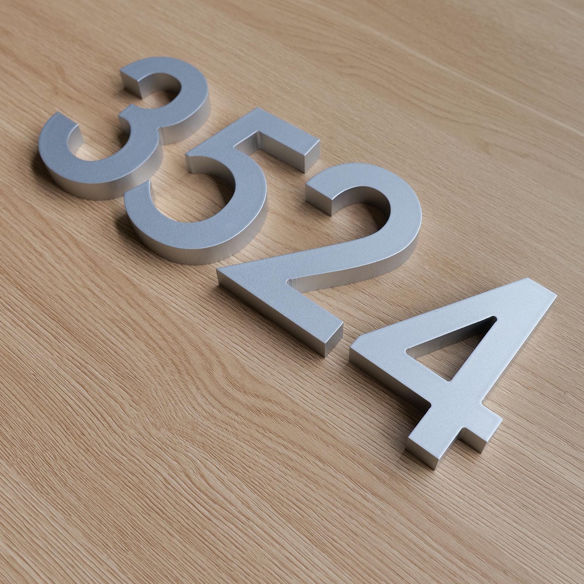 Custom Acrylic Digital Letter Plate,modern House Number,mailbox Address ...