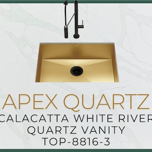 Custom Quartz Countertop, Bathroom Vanity Top, Single Sink, Vessel sink, Sink Integrated Custom Quartz Countertop, Custom Kitchen Sink