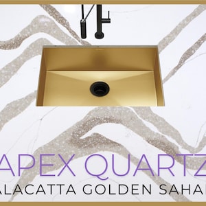 Custom Quartz Countertop, Bathroom Vanity Top, Single Sink, Vessel sink, Sink Integrated Custom Quartz Countertop, Custom Kitchen Sink