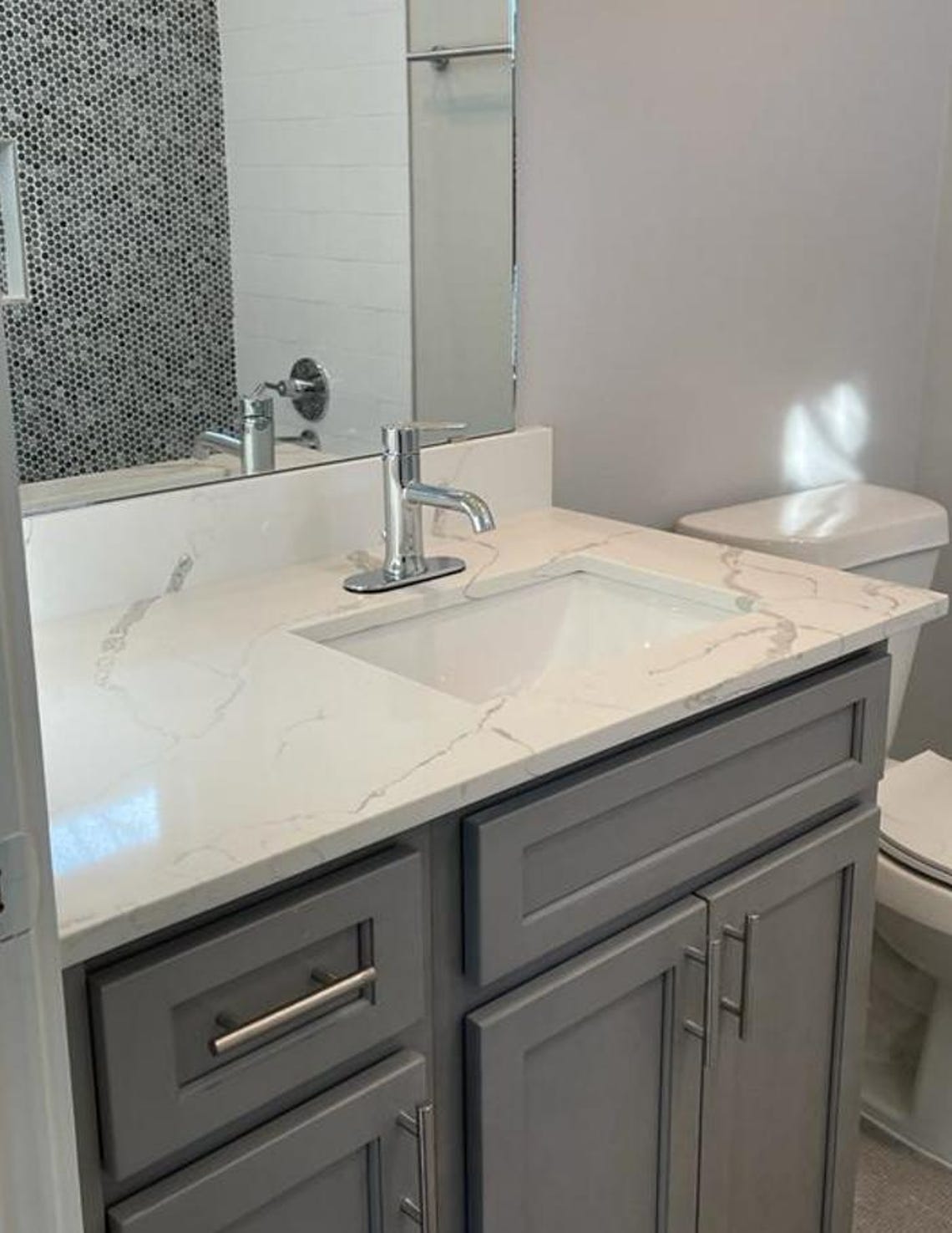 Custom Quartz Countertop, Bathroom Vanity Sink, Single Sink, Vessel ...