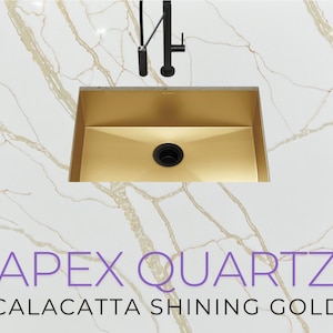 Custom Quartz Countertop, Bathroom Vanity Top, Single Sink, Vessel sink, Sink Integrated Custom Quartz Countertop, Custom Kitchen Sink