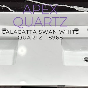Custom Quartz Countertop, Bathroom Vanity Top, Single Sink, Vessel sink, Sink Integrated Custom Quartz Countertop, Custom Kitchen Sink