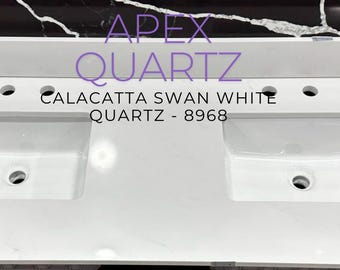Custom Quartz Countertop, Bathroom Vanity Top, Single Sink, Vessel sink, Sink Integrated Custom Quartz Countertop, Custom Kitchen Sink