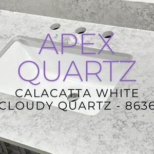 Custom Quartz Countertop, Bathroom Vanity Top, Single Sink, Vessel sink, Sink Integrated Custom Quartz Countertop, Custom Kitchen Sink