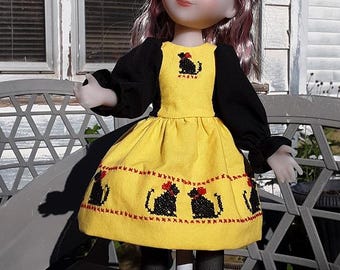 12" Siblies from Ruby Red love their kitties!!