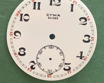 希少なアンティーク懐中時計Cyma、スイス製時計、実用的メンズ懐中時計 