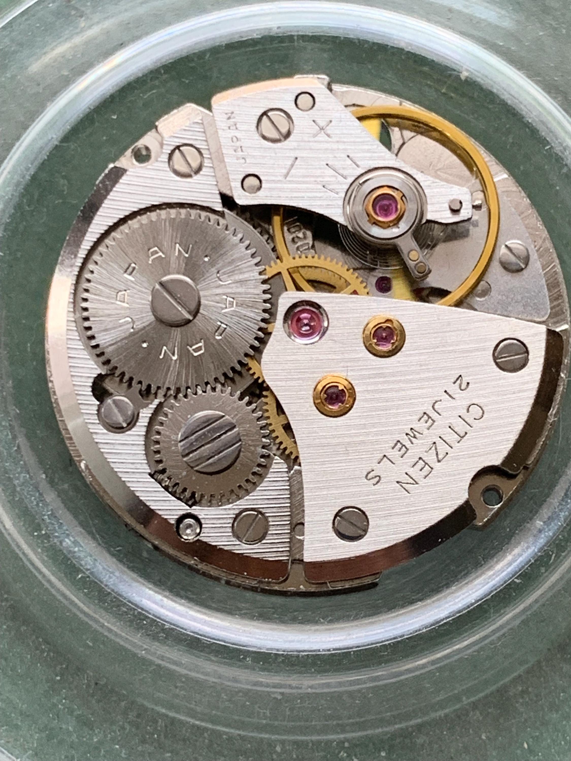 21 Jewels Citizen 0201 Movement Seiko 0201 Movement Japan Original