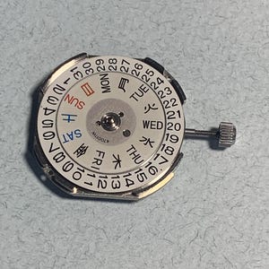 Seiko 4316A Watch Movement: Original Japan, Working Condition image 15