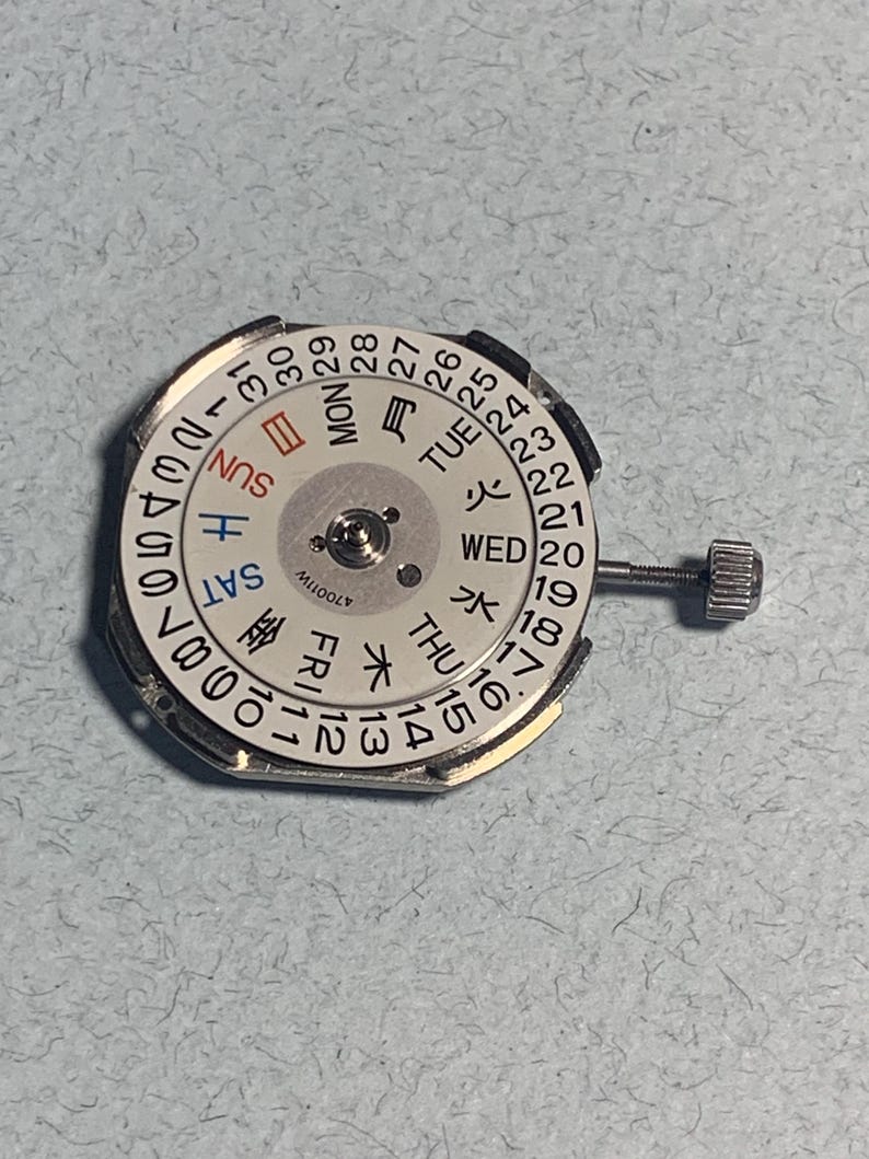 Seiko 4316A Watch Movement: Original Japan, Working Condition image 15