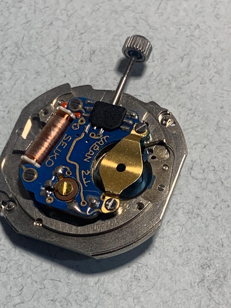 Seiko 4316A Watch Movement: Original Japan, Working Condition image 2
