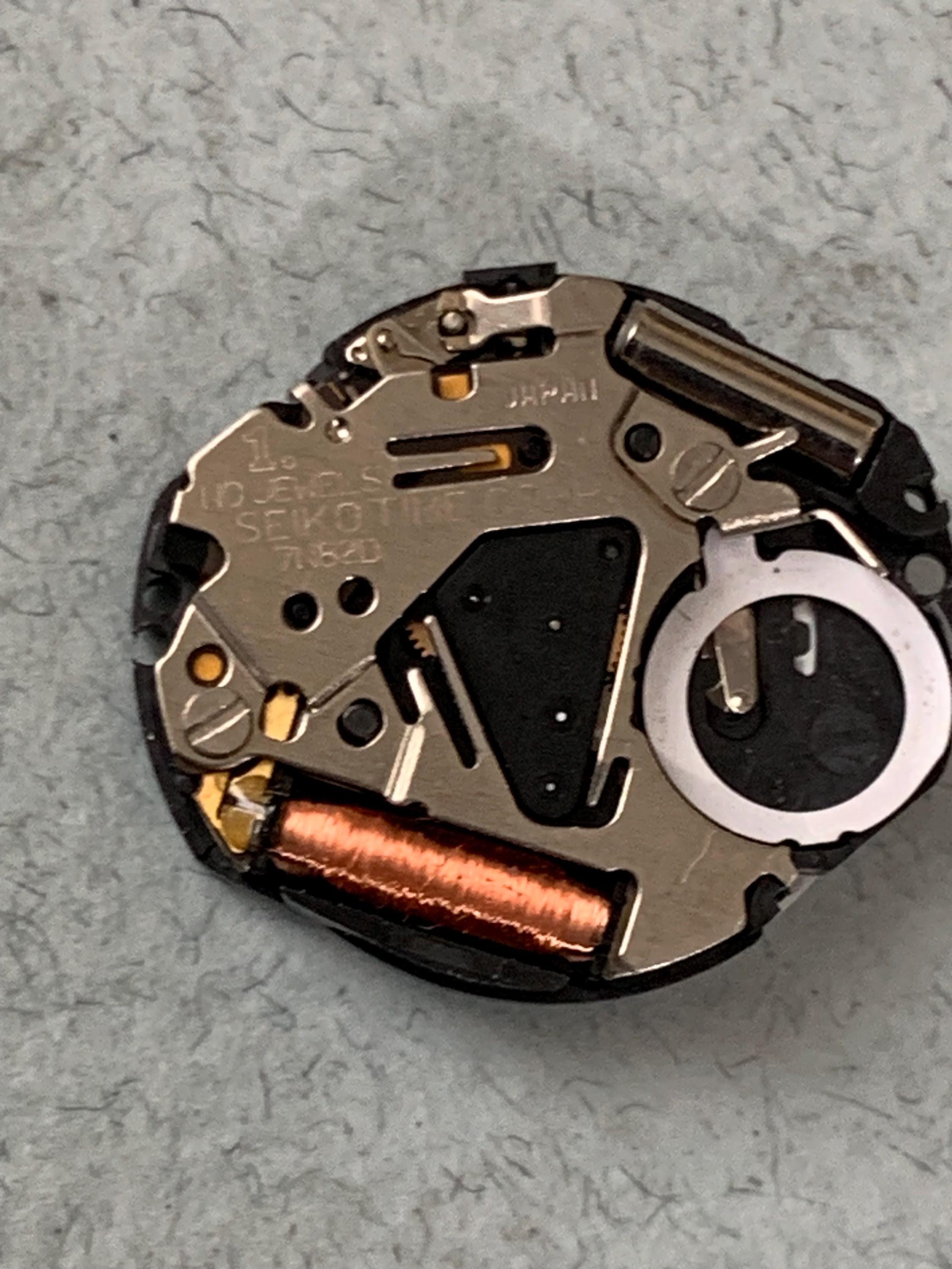 Seiko 7N82D Movement: Three Hands, Date - Japan Made - Etsy