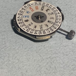 Seiko 4316A Watch Movement: Original Japan, Working Condition image 11