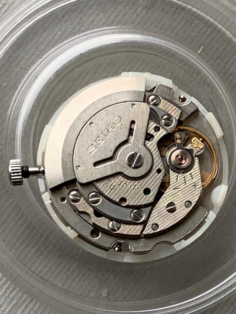 Seiko 6319 Automatic Movement Day-Date Original Japan image 4