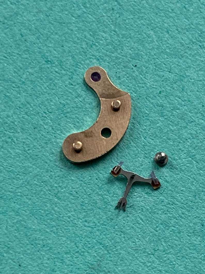 Enicar AR161 Pallet Fork With Bridge Original Swiss Movement Part image 7