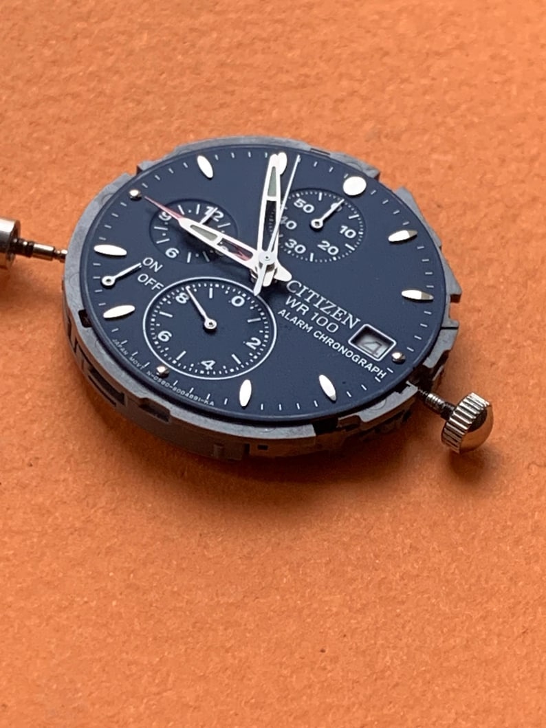 Citizen 0580-S002966 Alarm Kronograf Urverk Fungerar 100% Med Ljud bild 16