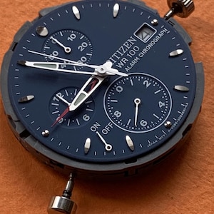 Citizen 0580-S002966 Alarm Kronograf Urverk Fungerar 100% Med Ljud bild 8
