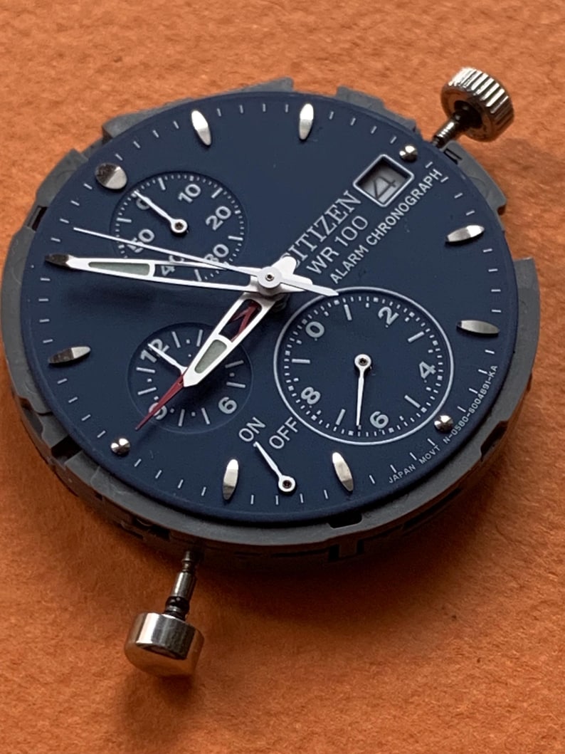 Citizen 0580-S002966 Alarm Kronograf Urverk Fungerar 100% Med Ljud bild 8