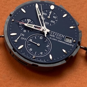 Citizen 0580-S002966 Alarm Kronograf Urverk Fungerar 100% Med Ljud bild 12