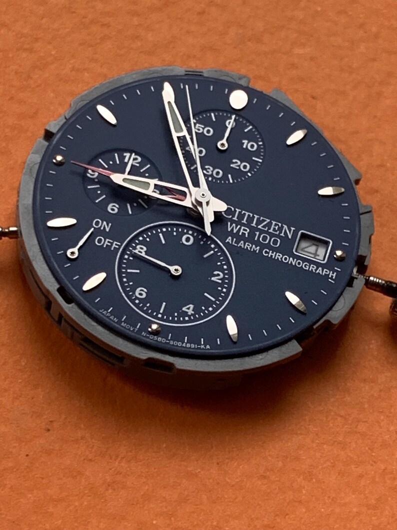 Citizen 0580-S002966 Alarm Kronograf Urverk Fungerar 100% Med Ljud bild 12