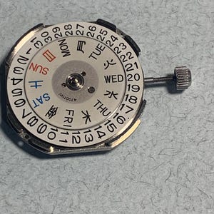 Seiko 4316A Watch Movement: Original Japan, Working Condition image 4