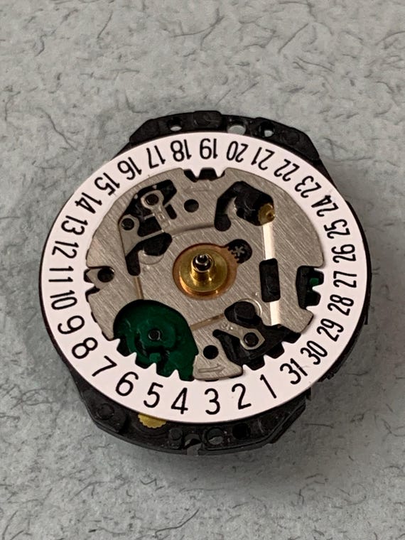 Seiko 7N82D Movement: Three Hands, Date - Japan Made - Etsy
