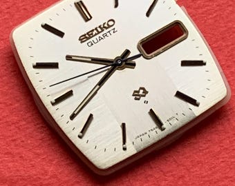 Seiko 7546 Dial, Original Japan, Yellow Color - Etsy