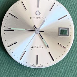 Certina Quartz wijzerplaat met wijzers, Zwitsers gemaakt, 28,47 mm, ETA 9362, Certina 750