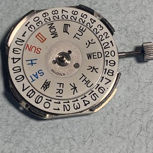 Seiko 4316A Watch Movement: Original Japan, Working Condition image 12