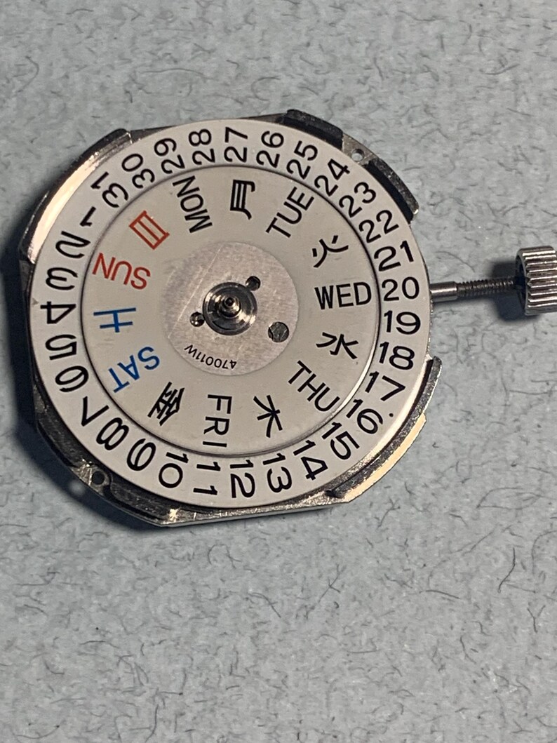 Seiko 4316A Watch Movement: Original Japan, Working Condition image 12