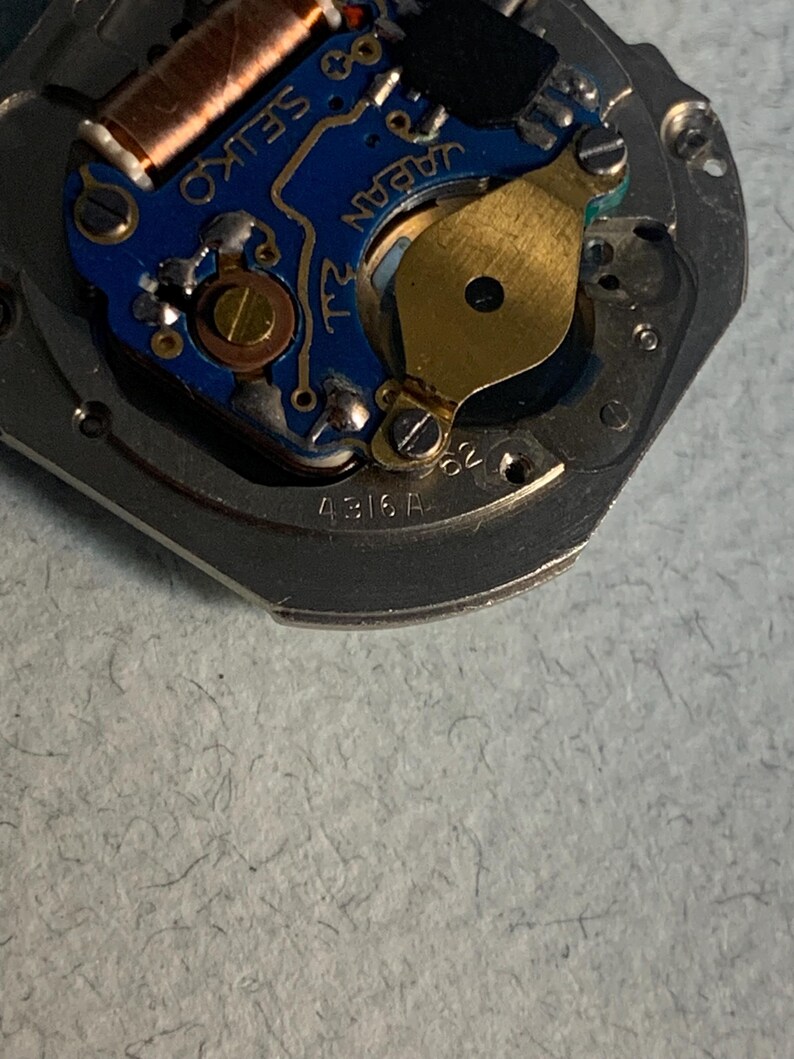 Seiko 4316A Watch Movement: Original Japan, Working Condition image 14
