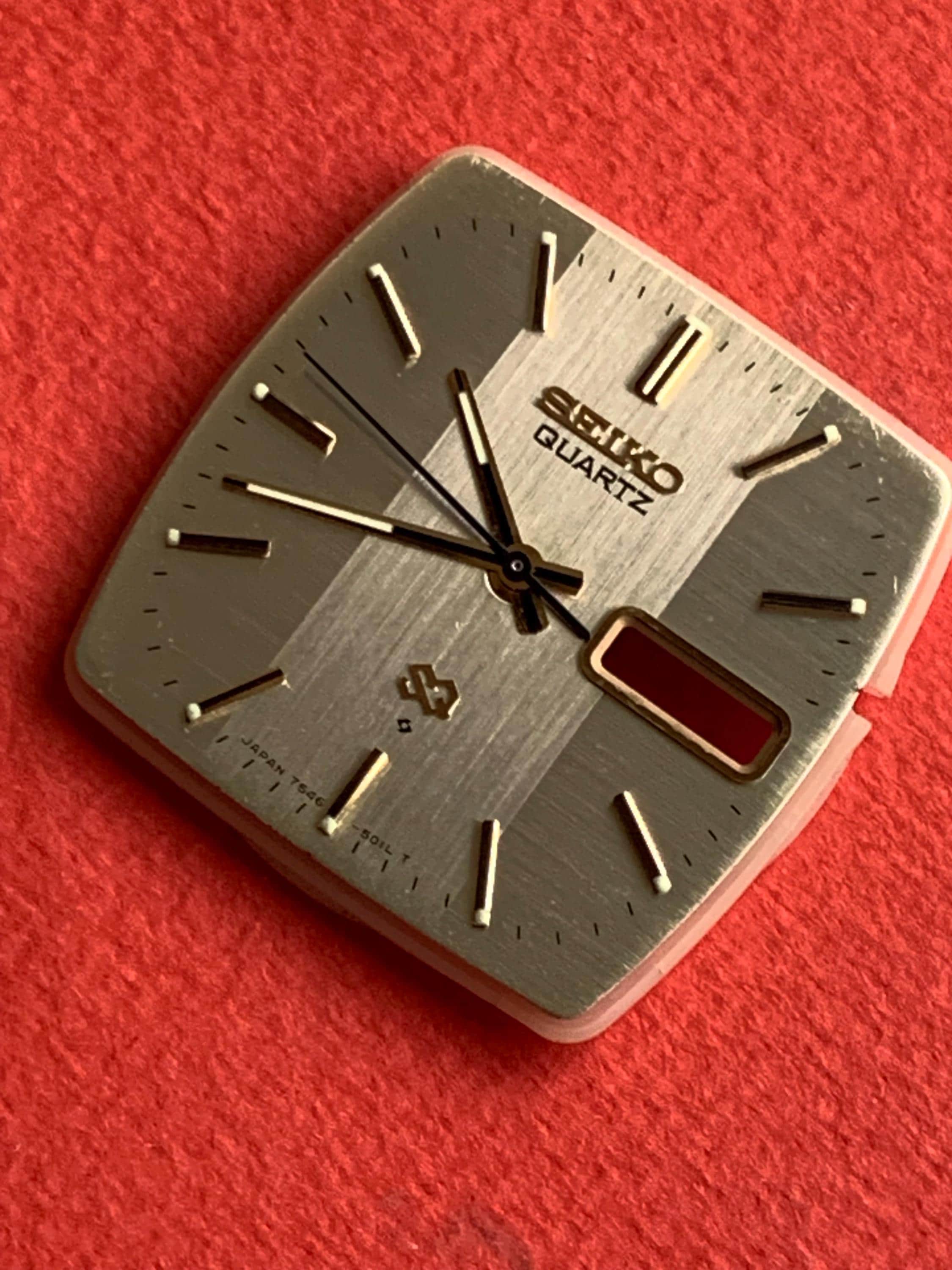 Seiko 7546 Dial, Original Japan, Yellow Color - Etsy