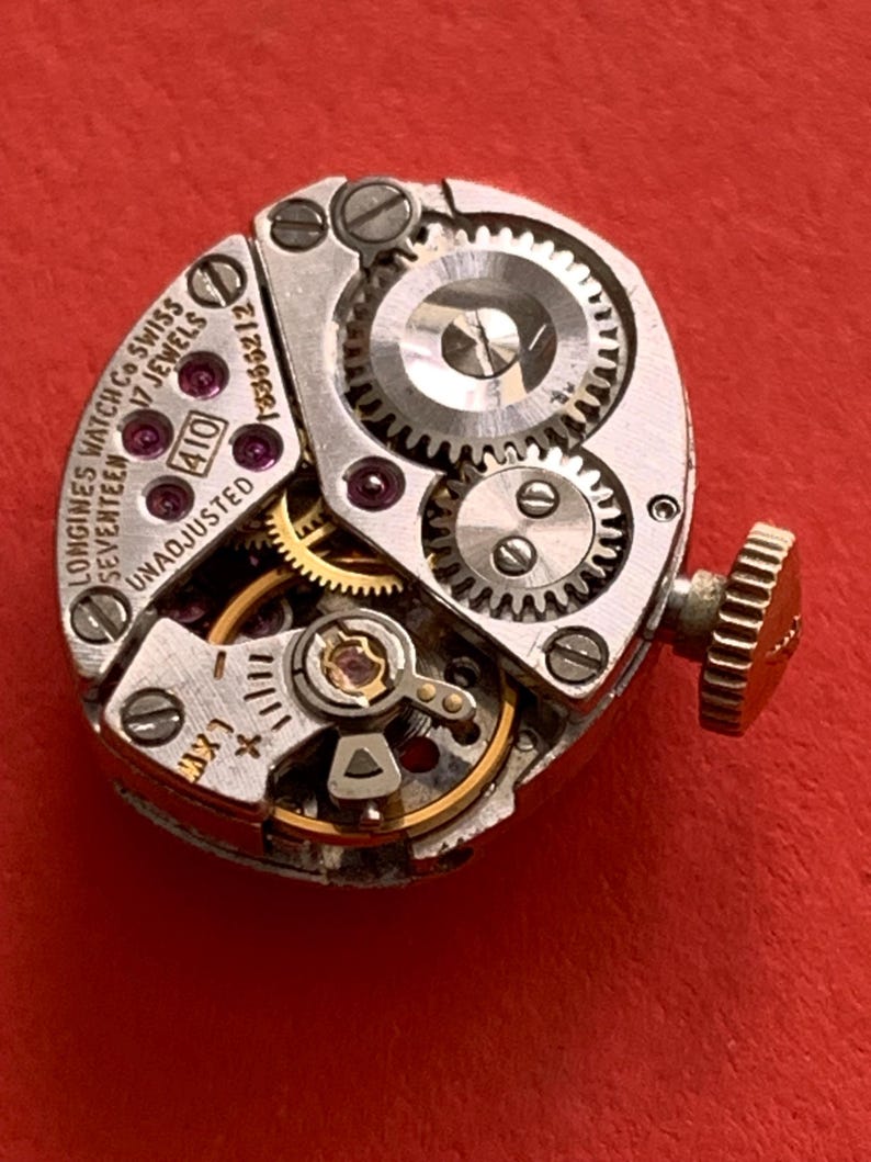 Longines Cal 410 Manual Wind Movement 17 Jewels Work image 1