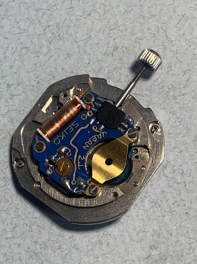 Seiko 4316A Watch Movement: Original Japan, Working Condition image 6