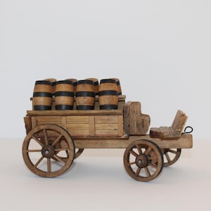 Miniature Barrel Wagon