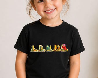 Custom Back to School Name Shirt, Personalized Kids Teacher Student Gift Tee, Party Tshirt