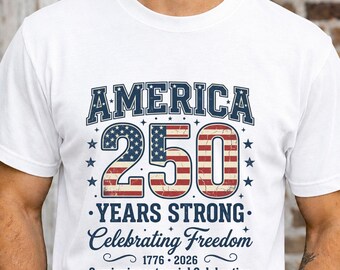 America 250th Anniversary T-Shirt, Celebrating Freedom Tee