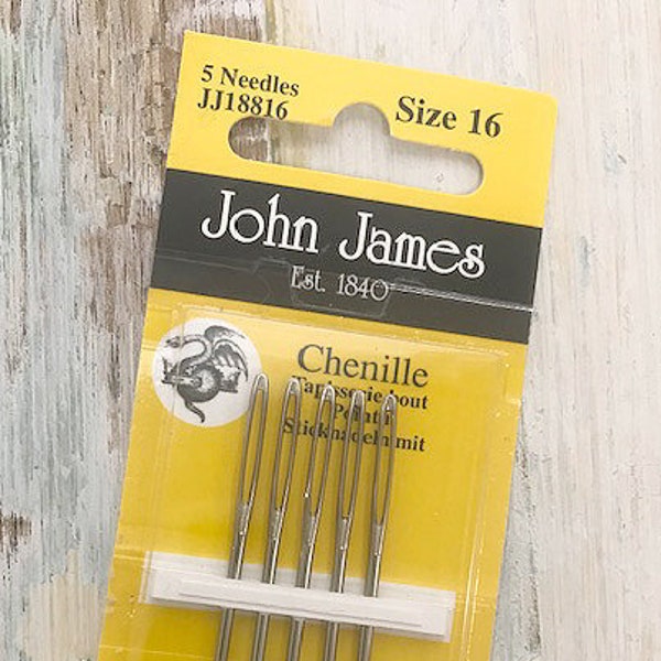 Chenille Needle size 16 - sharp point